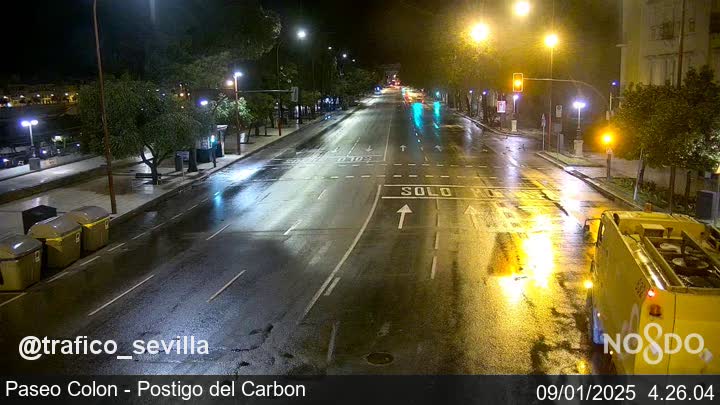 Cámara Webcam SE-00  Calle Paseo Colón - Postigo del Carbón