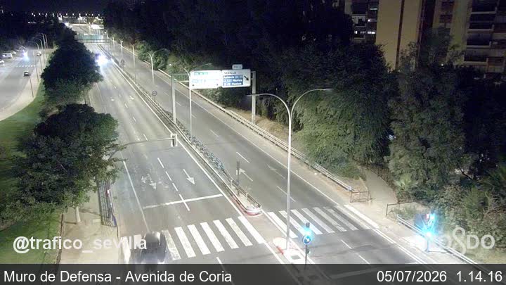 Cámara Webcam SE-00  Calle Muro de Defensa Avenida de Coria