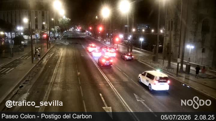 Calle Paseo Colón - Postigo del Carbón