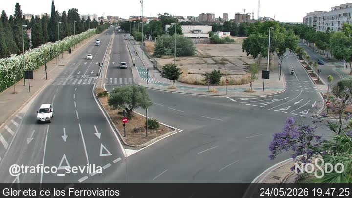 Cámara Webcam SE-00  Calle Glorieta de los Ferroviarios
