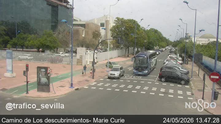 Cámara Webcam SE-00  Calle Camino de los Descubrimientos - Marie Curie 